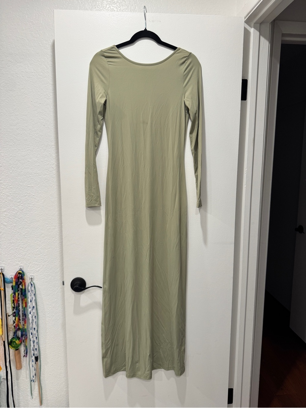 Princess Polly Sage Green Open Back Maxi Dress | US 4 / Small